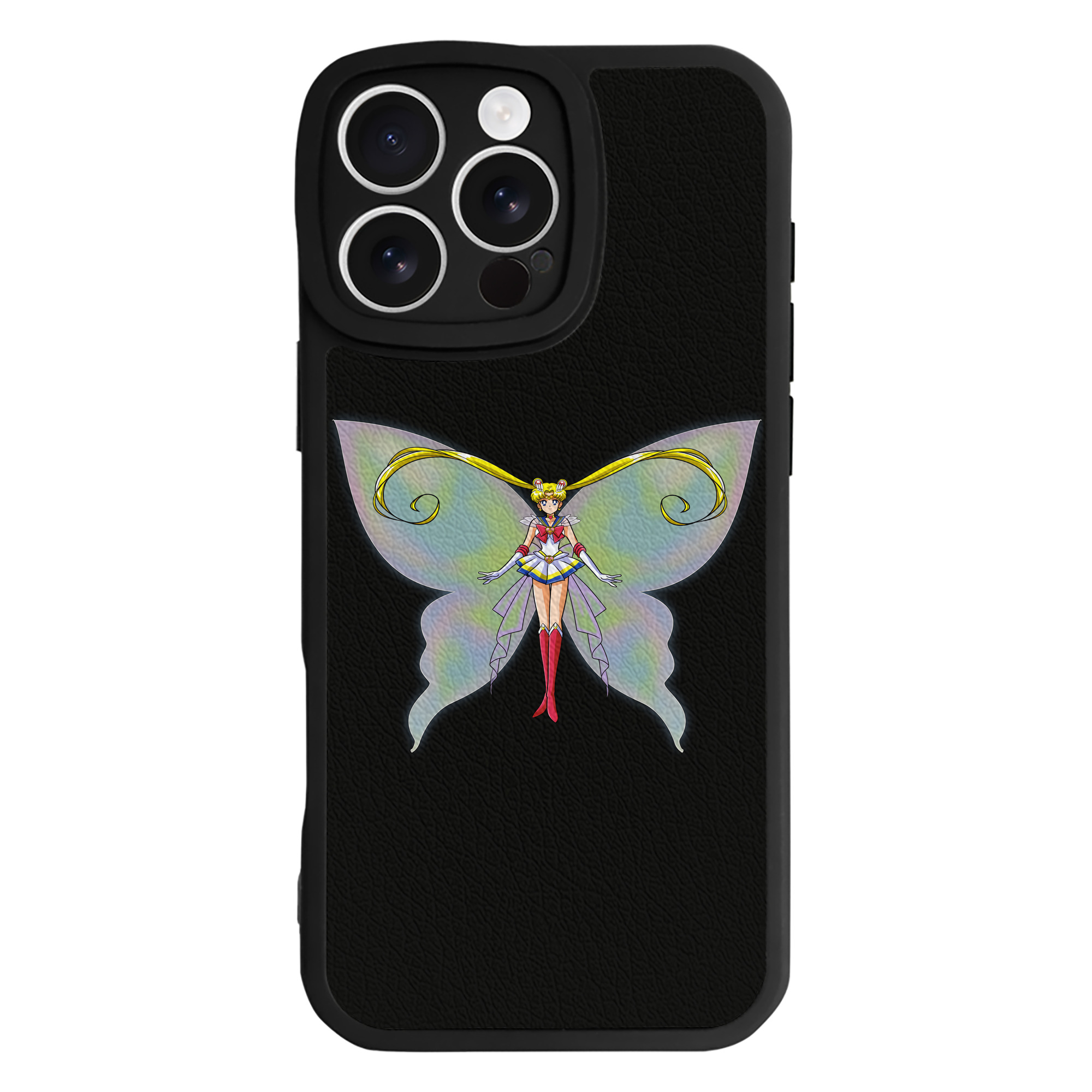 （画像用） 美少女戦士セーラームーン 月野 うさぎ つきの うさぎ Sailor Moon Tsukino Usagi 【iPhone 16シリーズ対応】シリコンスマホケース（レザー調） 材質：シリコン